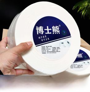 Doctor Bear Hotel Business Large Roll Paper Towels Household Big Roll Toilet Paper 12 Rolls Bathroom Tissue Commercial Special Pack