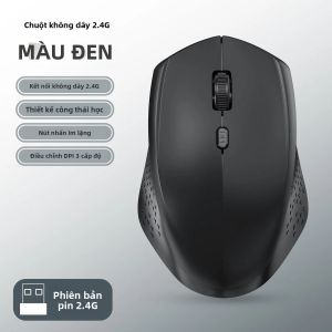 Chuột Không Dây NexusClick Dual-Mode BT 2.4G/Chế Độ Kép Im Lặng Có Thể Sạc Lại 1600 DPI Dùng Cho Chơi Game Và Văn Phòng Tương Thích Với PC Laptop Windows MacOS