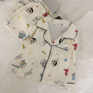 Adorable Cartoon Childrens Sleepwear Long Sleeve Home Clothes for Boys And Girls Spring Autumn New Arrival 2024