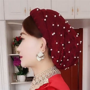 Mũ Trùm Đầu Khăn Lụa Mỏng Kiểu Mới Dễ Mang Cho Phụ Nữ Mũ Trùm Đầu Giản Dị Đa Năng Mũ Kẹp Tóc Mũ Trùm Đầu Mùa Hè Mũ Trùm Đầu Mùa Thu