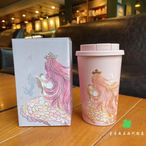 Starbuck Official Store Starbuck Cup 2022 Anniversary Celebration Magic Food Magician Mermaid Goddess Pink Stainless Steel Table Lady Water Cup Starbuck Tumbler Starbuck Mug