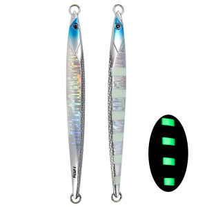 JIGGING PRO | Mồi Câu Jigging PRO Metal Jig Blade 100g/120g/150g Phát Sáng UV Chìm Nhanh Dùng Cho Câu Cá Biển Khơi Cá Ngừ Cá Mú Câu Trên Thuyền/biển.