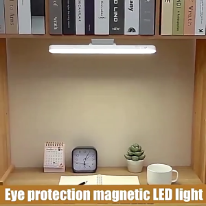 LED Light Magnetic USB Rechargeable Stepless Dimming Cabinet Light Table Lamp Remote Control