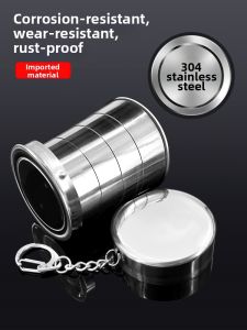 Portable Collapsible Stainless Steel Cup