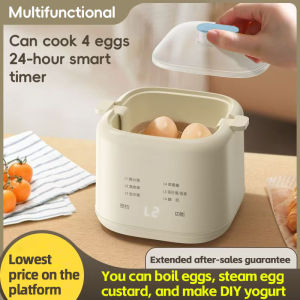 Multifunctional electric egg cooker 300W egg cooker 4 capacity automatic fast egg cooking multifunctional egg steamer