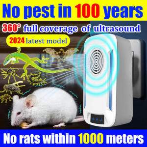 10 years without mice Mouse repellent Ultrasonic Rat repellent ultrasonic UK Plug Rat repellent Mouse Repeller Penghalau tikus 720° Full coverage with no blind spots Halau tikus 老鼠驱赶器 超声波驱鼠器 Penghalau tikus ultrasonic Penghalau serangga ultrasonik