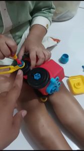 COD Mainan DIY Train Kereta Bongkar Pasang OCT5743