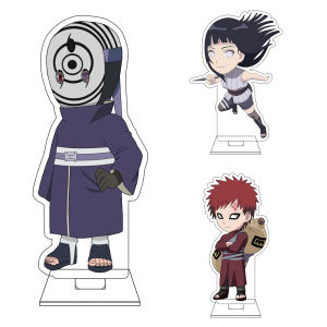 Bandai | Anime Cosplay Acrylic Hình Đứng 10CM Dễ Thương Gaara Uchiha Madara Namikaze Minato Haruno Sakura Đồ Trang Trí Quà Tặng Cho Người Hâm Mộ