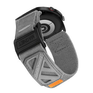 GEEKTHINK | 20mm Nylon Magnetic Strap for Samsung Galaxy Watch7 6 5 4 40/44mm 6Classic 22mm Sports Band for Huawei Watch GT6 5 4 4Pro 5Pro