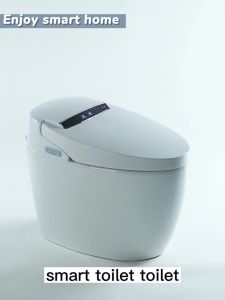 Ergonomic Smart Toilet with Bidet Function Remote Control and Heated Seat - High-Quality Water-Saving Bathroom Fixture