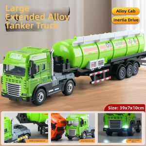 Oversized Realistic Alloy Toy Tanker Truck