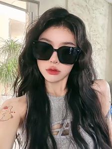 Kacamata hitam kotak polarisasi retro sunglasses pria wanita anti-angin