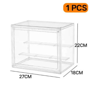 Acrylic Display Stand Storage Shelf Transparent for Anime Car Model Figurines Dustproof Display Case Home Use Organizer