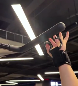 NARIO Malaysia Wrist Support Band Hook Wrist Hook Strap Gym Weight Lifting Hook Pull-up Grip Support Training Cangkuk Gim 腕助力挂钩