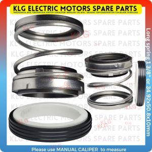 Mechanical water seal 1 3/8" 34.93mm x50.8x10 Long spring for water pump