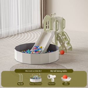 MLZH | Bộ Đồ Chơi Nhỏ cho Bé trong Nhà có Xích Đu và Tuốc Nước