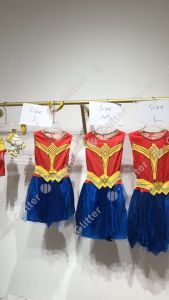 Wonder Woman Costume for Kids Girls Fantasia Fancy Princess Dress Supergirl Birthday Party Outfit
