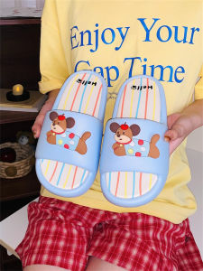 Dép Đi Trong Nhà Ngoài Trời Thời Trang Mùa Hè Cho Cặp Đôi Đế Mềm Màu Tròn Hình Chú Chó Dễ Thương Dành Cho Nữ Dép Đi Trong Nhà EVA