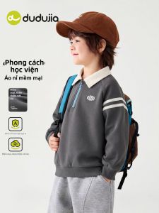 DUDUJIA | Áo Polo Tay Dài Phong Cách Preppy Cho Bé Mùa Thu