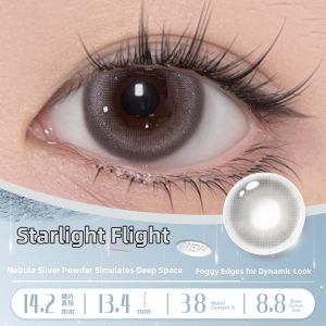 RENYUJI | Natural Moist Colored Brown Large Diameter Contact Lenses 1 Month Disposal 2 Pieces