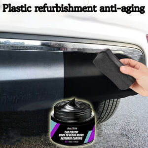 Car Plastic Repair & Panel Renewal Wax Coating Agent Car Leather & Plastic Back To Black Shine Gloss Long-Lasting Polish
