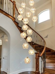 KING STAR | American Retro Style Pendant Light for Stairwells
