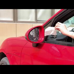 PINMOAP 1/2PCS Telescopic Car Rear View Mirror Wiper Rubber Blade for Vehicle Exterior Mirror Cleaning Tool Automotive parts
