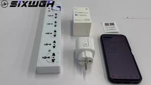 Tuya WiFi Smart Socket with Power Monitoring AC100-240V EU Plug 16A Smart Life APP Voice Control Works with Alexa Google Home