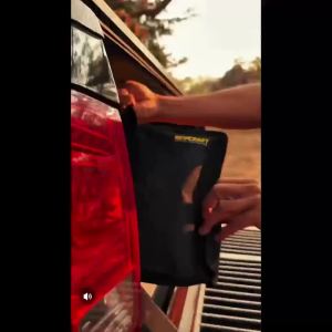 Portable Magnetic Fold‑Out Car Side Table Metal Tray SUV Off‑Road Camping Picnic Overlanding Outdoor Car Accessory Gear