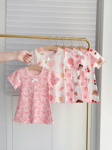 Cotton Cartoon Sleepwear & Casual Dress for Baby Girls