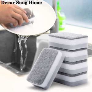 【Free Shipping】5Pcs Sponge Dishwashing Sponge Block Magic Sponge Waist Type Dish Washing Soap Sponge Brush