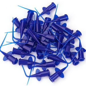 หัวเข็มฉีดยาสำหรับงานทันตกรรมแบบใช้แล้วทิ้ง ทำจากพลาสติก สำหรับการรักษารากฟัน ใช้สำหรับการฉีดยาในช่องกรานฟันและระบบช่องปาก อุปกรณ์สำหรับทันตแพทย์