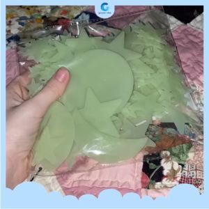 Glow In The Dark Sticker Dinding Aneka Motif Hiasan Dinding