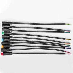 JCD | 1 CÁI Cáp Kết Nối Màn Hình Xe Đạp Điện Chống Nước M6 M8 20cm 2-6 Pin Cổng Kết Nối Đực Cái Cho Xe Đạp Điện