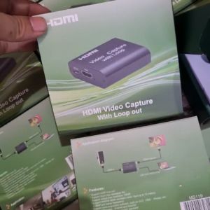 Kartu Kapture Video HDMI & Input 4K dengan USB Loop Out 2.0