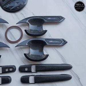 Paket Handle Outer Tank Cover Mobil All New Rush 2022 - 2024 GR SPORT Carbon