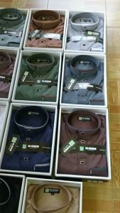 Baju Jubah Gamis Cowok Premium Terbaru Lengan Panjang Mocca Abu tua Ungu tua