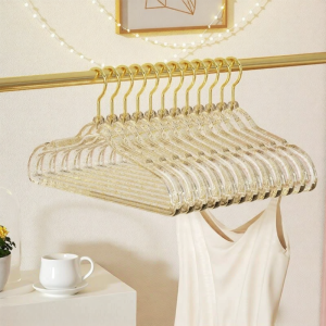 Translucent Glitter Non-slip Clothes Hanger
