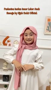 Pashmina Instan Inner Leher Anak Remaja 7-13 Tahun Jersey Premium