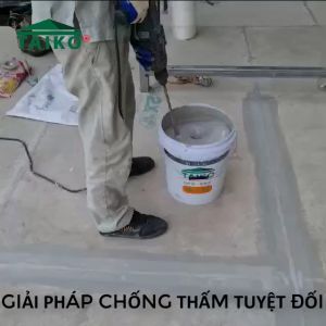 Keo Sơn Chống Thấm Nhà Vệ Sinh Bể Cá Bể Âm Máng Sối TAIKO CT4 - Thùng 10 Lít - Tặng Kèm Vải Kết Cấu