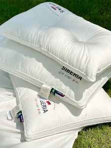 Class A Classy Cotton Pillow Single Double High and Low Pillow For Home Neck Protection Improve Sleeping Fluffy Adult Single Cervical Spine