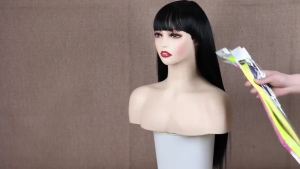 Phần Mở Rộng Tóc Kẹp Màu Tím 6 Chiếc Tổng Hợp 24 Inch Kết Cấu Thẳng Cầu Vồng Dành Cho Bữa Tiệc Thời Trang Trang Phục Sinh Nhật
