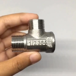 Seraqueda Tee stainless 1/2 " drat luar x 1/2 " drat dalam Nepel T Stainless