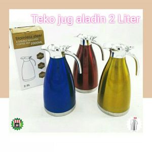 Teko stainless steel vacuum jug 2 liter teko jug vacum aladin thermos jug air panas