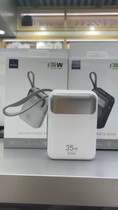 [Đạt chuẩn 3C] Pin Sạc Dự Phòng 20.000mAh WiWU GALAXY SERIES Wi-P036 Hỗ Trợ Sạc Nhanh 35W  2 Cáp Sạc Type-C và iPhone