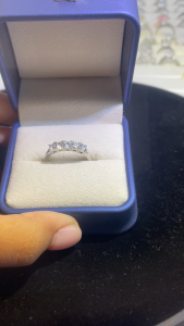 Cincin Wanita Cincin Lamaran Adjustable Anti Korosi Desain Korea