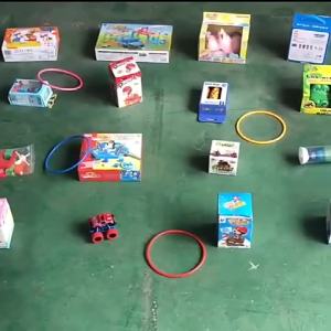 10 Pcs Plastic Toss Rings Target Throw Carnival Backyard Park Games Kids Intelligence Development Educational Exercise Toy