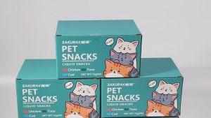 45/100 ซองขนมแมวเลีย​ ขนาด15กรัม รสชาติอร่อยถูกใจน้องเหมียว ชอบมาก อาหารสำหรับลูกแมว ขนมแมว มี 3 รสชาติให้เลือก