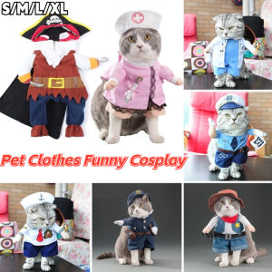 Dog Fancy Dress Horseback Riding Cosplay Costume Funny Dog Suit Soft Breathable Clothes Dogs Accessories