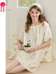 FENTENG | Summer Casual Sleeveless Sleep Dress